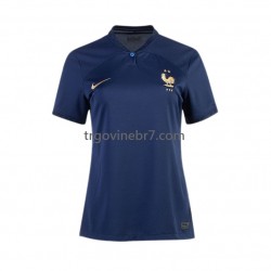 Dres Francuska Domaći World Cup 2022 Kratkih Rukava - Ženska Dres Francuska Domaći World Cup 2022 Kratkih Rukava - Ženska