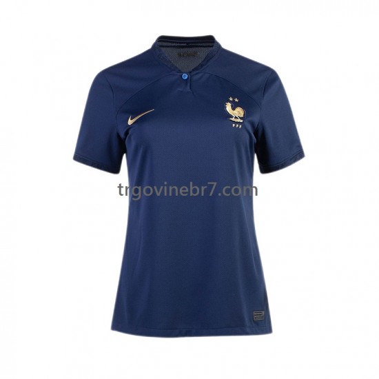 Dres Francuska Domaći World Cup 2022 Kratkih Rukava - Ženska