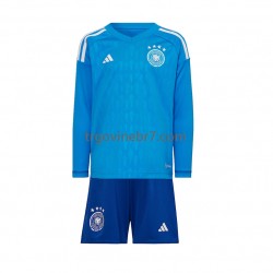 Golmanski Dres - Dres Njemačka Domaći World Cup 2022 Dugim Rukavima - Dječji Golmanski Dres - Dres Njemačka Domaći World Cup 2022 Dugim Rukavima - Dječji