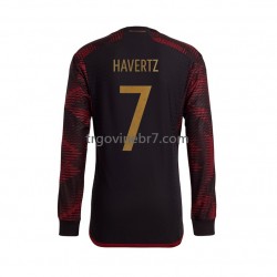 Dres Njemačka Havertz 7 Gostujući World Cup 2022 Dugim Rukavima - Muški Dres Njemačka Havertz 7 Gostujući World Cup 2022 Dugim Rukavima - Muški