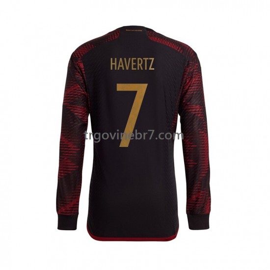 Dres Njemačka Havertz 7 Gostujući World Cup 2022 Dugim Rukavima - Muški