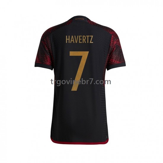 Dres Njemačka Havertz 7 Gostujući World Cup 2022 Kratkih Rukava - Muški