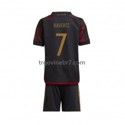 Dres Njemačka Havertz 7 Gostujući World Cup 2022 Kratkih Rukava - Dječji Dres Njemačka Havertz 7 Gostujući World Cup 2022 Kratkih Rukava - Dječji