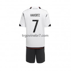 Dres Njemačka Havertz 7 Domaći World Cup 2022 Kratkih Rukava - Dječji Dres Njemačka Havertz 7 Domaći World Cup 2022 Kratkih Rukava - Dječji