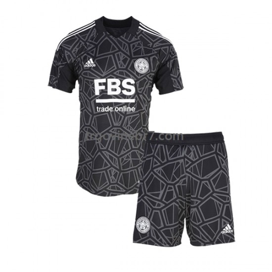 Golmanski Dres - Dres Leicester City Domaći 2022-2023 Kratkih Rukava - Dječji