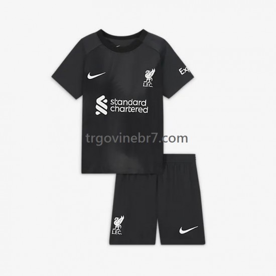 Golmanski Dres - Dres Liverpool Gostujući 2022-2023 Kratkih Rukava - Dječji