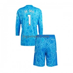 Golmanski Dres - Dres Manchester United DE GEA 1 Domaći 2022-2023 Dugim Rukavima - Dječji