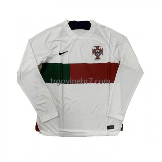 Dres Portugal Gostujući World Cup 2022 Dugim Rukavima - Muški