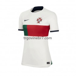 Dres Portugal Gostujući World Cup 2022 Kratkih Rukava - Ženska Dres Portugal Gostujući World Cup 2022 Kratkih Rukava - Ženska