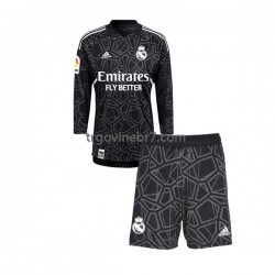 Golmanski Dres - Dres Real Madrid Gostujući 2022-2023 Dugim Rukavima - Dječji
