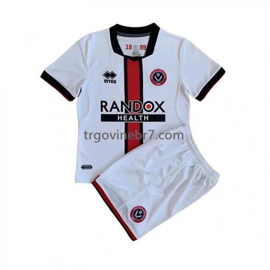 Dres Sheffield United Gostujući 2022-2023 Kratkih Rukava - Dječji