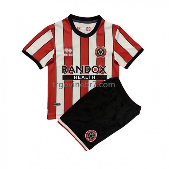 Dres Sheffield United Domaći 2022-2023 Kratkih Rukava - Dječji