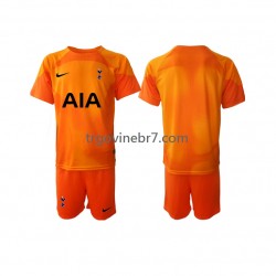 Golmanski Dres - Dres Tottenham Hotspur Gostujući 2022-2023 Kratkih Rukava - Dječji