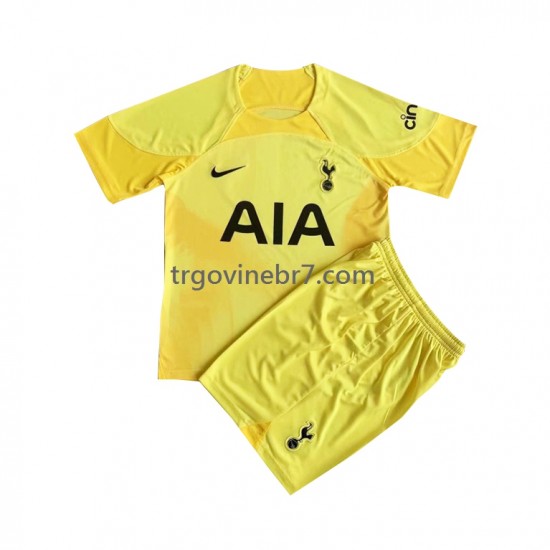 Golmanski Dres - Dres Tottenham Hotspur Domaći 2022-2023 Kratkih Rukava - Dječji