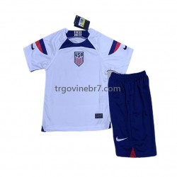 Dres SAD Domaći World Cup 2022 Kratkih Rukava - Dječji Dres SAD Domaći World Cup 2022 Kratkih Rukava - Dječji