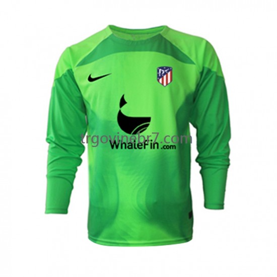 Golmanski Dres - Dres Atlético Madrid Domaći 2022-2023 Dugim Rukavima - Muški