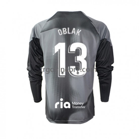 Golmanski Dres - Dres Atlético Madrid Jan Oblak 13 Gostujući 2022-2023 Dugim Rukavima - Muški