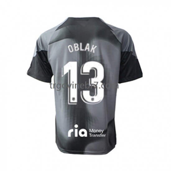 Golmanski Dres - Dres Atlético Madrid Jan Oblak 13 Gostujući 2022-2023 Kratkih Rukava - Muški