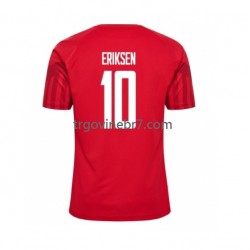 Dres Danska Christian Eriksen 10 Domaći World Cup 2022 Kratkih Rukava - Muški Dres Danska Christian Eriksen 10 Domaći World Cup 2022 Kratkih Rukava - Muški