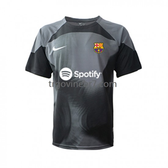 Golmanski Dres - Dres FC Barcelona Gostujući 2022-2023 Kratkih Rukava - Muški
