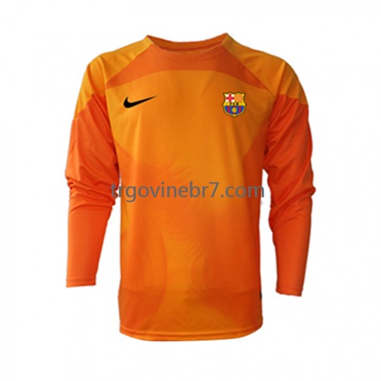 Golmanski Dres - Dres FC Barcelona Treći 2022-2023 Dugim Rukavima - Muški