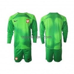 Golmanski Dres - Dres Poljska Domaći World Cup 2022 Dugim Rukavima - Dječji Golmanski Dres - Dres Poljska Domaći World Cup 2022 Dugim Rukavima - Dječji