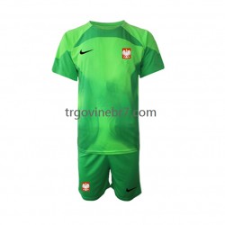 Golmanski Dres - Dres Poljska Domaći World Cup 2022 Kratkih Rukava - Dječji Golmanski Dres - Dres Poljska Domaći World Cup 2022 Kratkih Rukava - Dječji