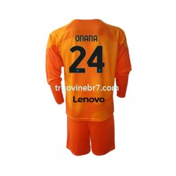 Golmanski Dres - Dres Inter Milan Andre Onana 24 Četvrti 2022-2023 Dugim Rukavima - Dječji Golmanski Dres - Dres Inter Milan Andre Onana 24 Četvrti 2022-2023 Dugim Rukavima - Dječji