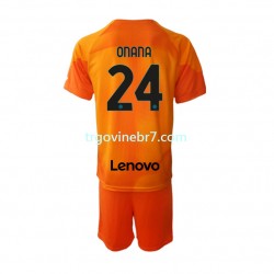 Golmanski Dres - Dres Inter Milan Andre Onana 24 Četvrti 2022-2023 Kratkih Rukava - Dječji Golmanski Dres - Dres Inter Milan Andre Onana 24 Četvrti 2022-2023 Kratkih Rukava - Dječji