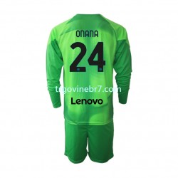 Golmanski Dres - Dres Inter Milan Andre Onana 24 Treći 2022-2023 Dugim Rukavima - Dječji Golmanski Dres - Dres Inter Milan Andre Onana 24 Treći 2022-2023 Dugim Rukavima - Dječji