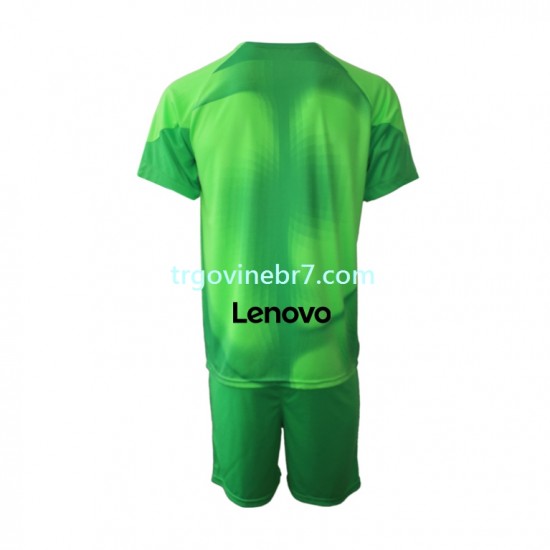 Golmanski Dres - Dres Inter Milan Treći 2022-2023 Kratkih Rukava - Dječji