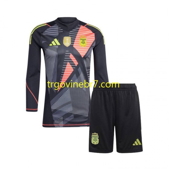 Golmanski Dres - Dres Argentina Domaći 2024 Dugim Rukavima - Dječji