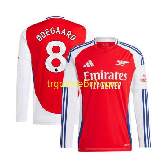 Dres Arsenal Martin Odegaard 8 Domaći 2024-2025 Dugim Rukavima - Muški