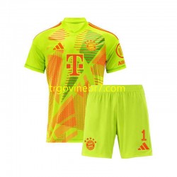 Golmanski Dres - Dres FC Bayern München Manuel Neuer 1 Domaći 2024-2025 Kratkih Rukava - Dječji