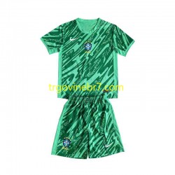 Golmanski Dres - Dres Brazil Treći 2024 Kratkih Rukava - Dječji