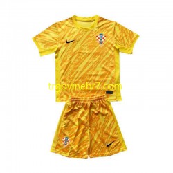 Golmanski Dres - Dres Hrvatska Domaći Euro 2024 Kratkih Rukava - Dječji Golmanski Dres - Dres Hrvatska Domaći Euro 2024 Kratkih Rukava - Dječji