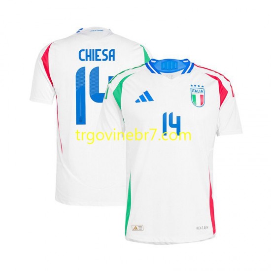 Dres Italija Chiesa 14 Gostujući Euro 2024 Kratkih Rukava - Muški