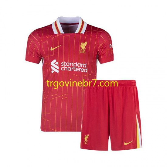 Dres Liverpool Domaći 2024-2025 Kratkih Rukava - Dječji