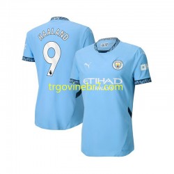 Dres Manchester City Erling Haaland 9 Domaći 2024-2025 Kratkih Rukava - Muški Dres Manchester City Erling Haaland 9 Domaći 2024-2025 Kratkih Rukava - Muški