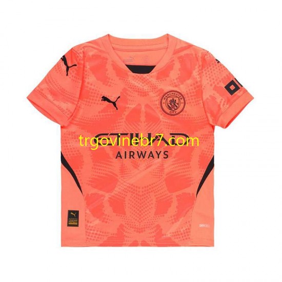 Golmanski Dres - Dres Manchester City Gostujući 2024-2025 Kratkih Rukava - Muški