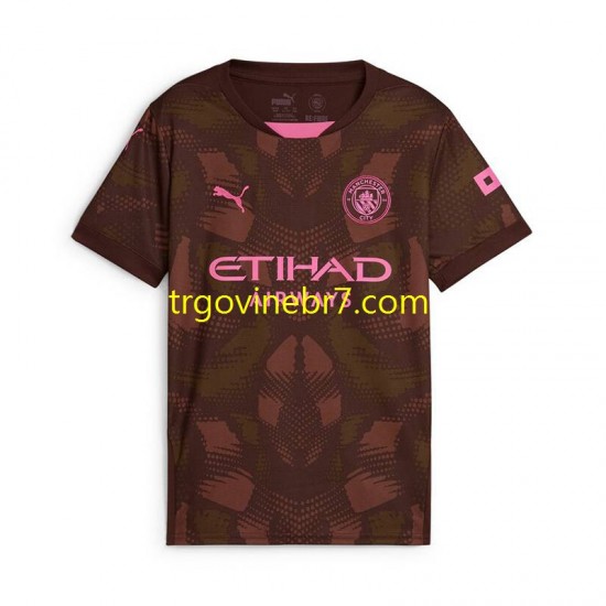 Golmanski Dres - Dres Manchester City Domaći 2024-2025 Kratkih Rukava - Muški