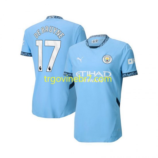 Dres Manchester City Kevin De Bruyne 17 Domaći 2024-2025 Kratkih Rukava - Muški