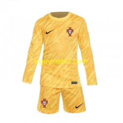 Golmanski Dres - Dres Portugal Domaći Euro 2024 Dugim Rukavima - Dječji